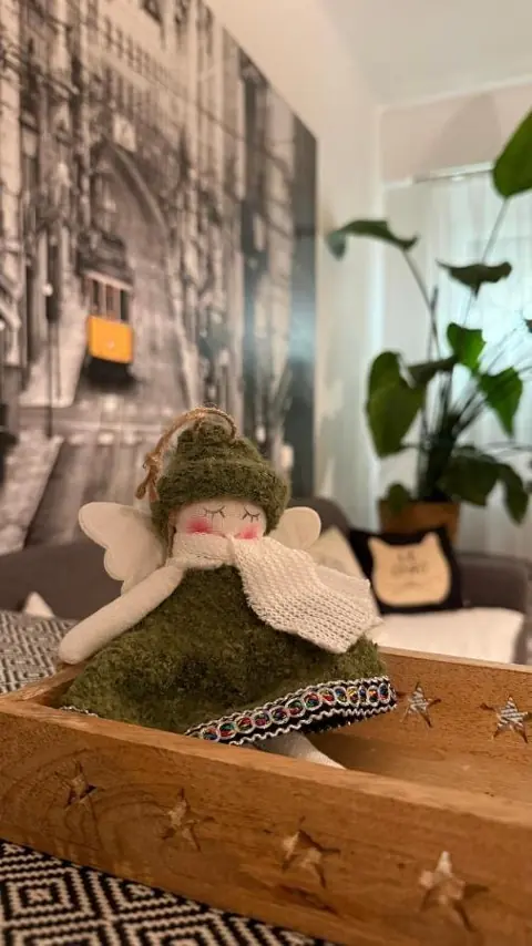 Dekoráció a nappaliban – West Budapest Apartman